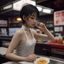 美食探店达人头像，年轻男性，手持餐具，美食爱好者气质